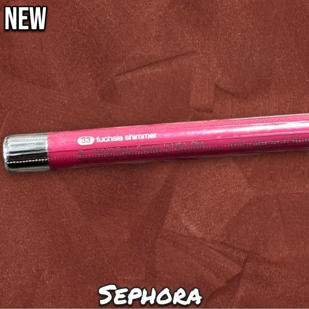 New Sealed SEPHORA COLLECTION Ultimate Gel Waterproof Eyeliner Pencil - 33 fuch
